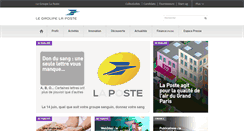 Desktop Screenshot of groupelaposte.com